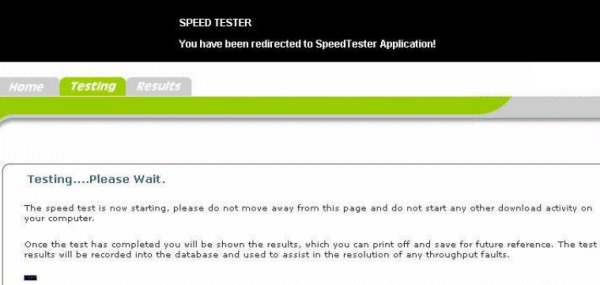 BTw performance tester fixed rate service