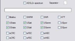 Log rate Attenuation and SNR Margin