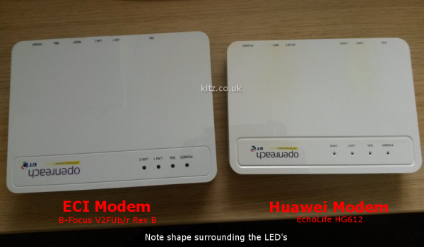 ECi v Huawei Openreach Modems