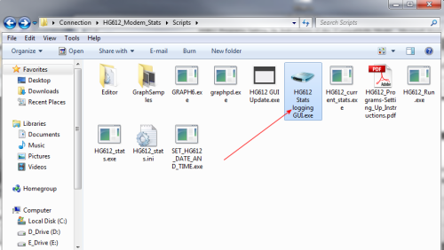 HG612 Modem stats editor
